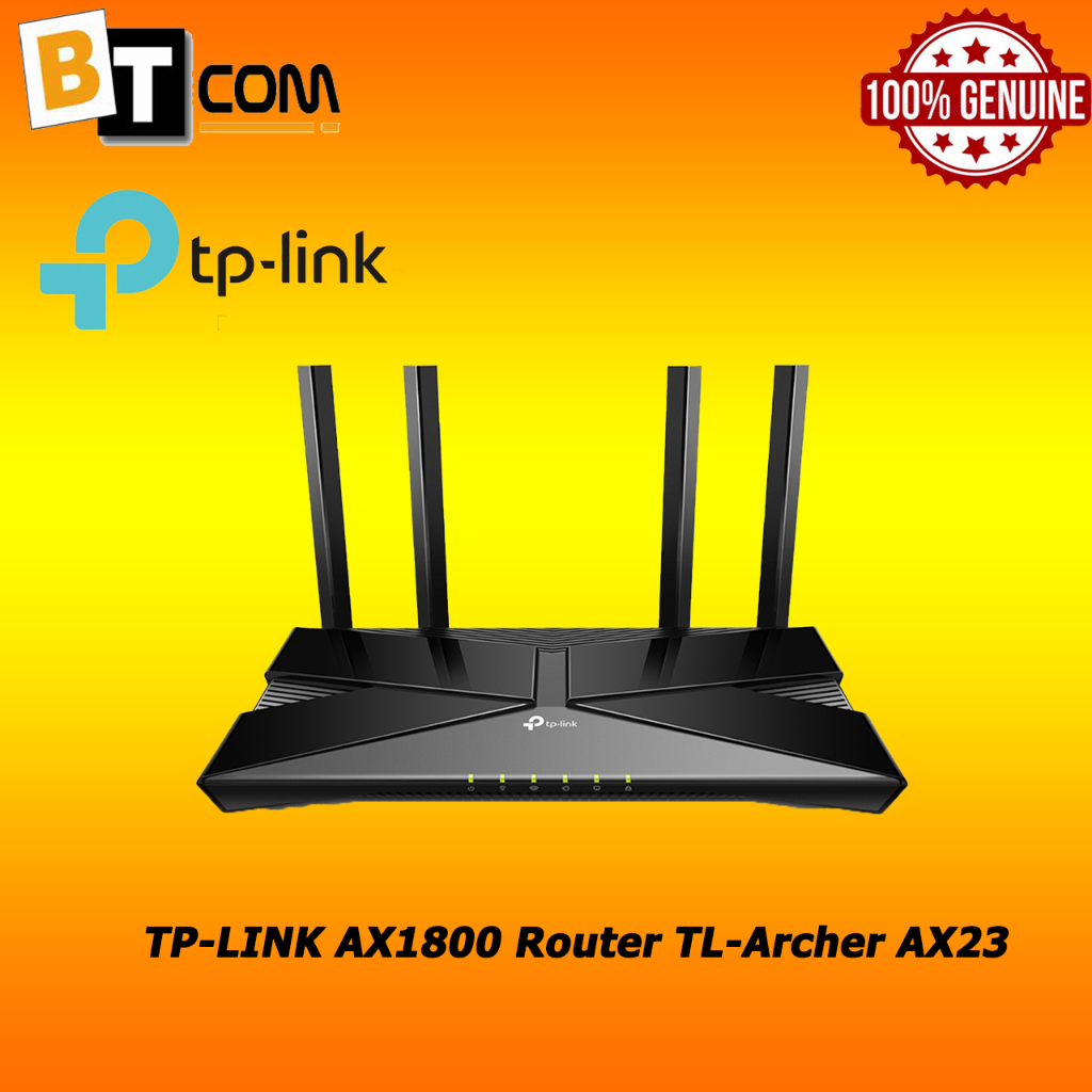 TPLINK AX1800 DualBand WiFi 6 Router TLArcher AX23 Shopee Malaysia