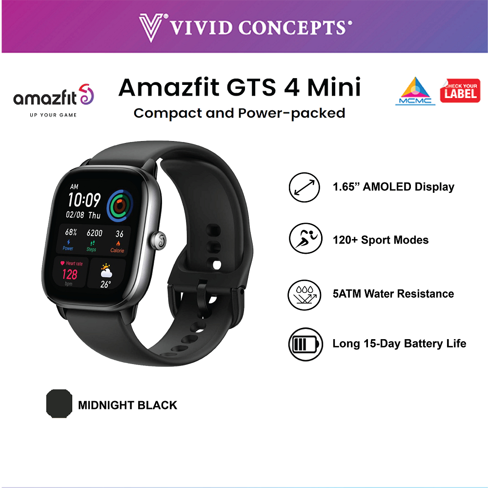 Smartwatch Amazfit GTS 4 - Smart Concept