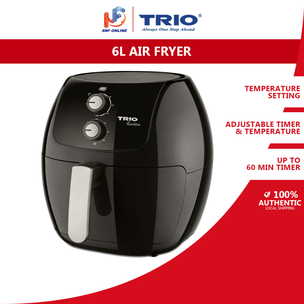 Trio air outlet fryer