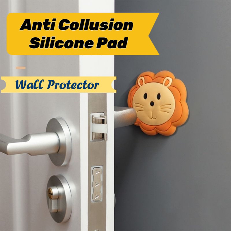 Door Anti Collision Silicone Pad Self Adhesive Rubber Protector Door Handle Bumper Guard Stopper