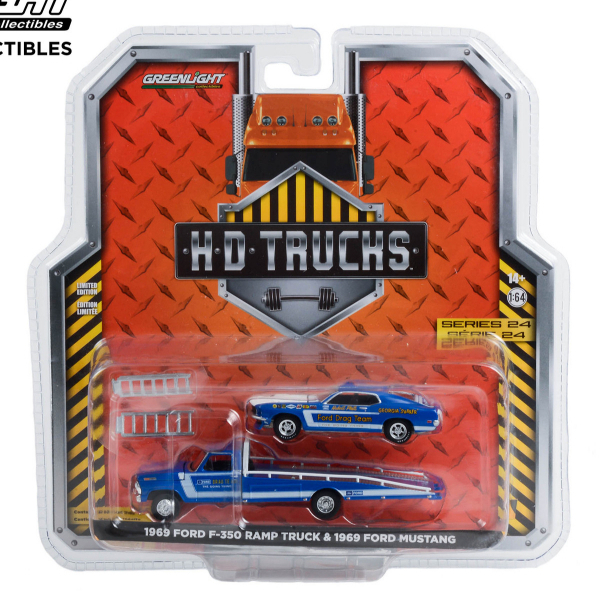 Miniature Greenlight 1/64 - 1969 Ford F-350 & Shelby Cobra Terlingua Racing (33110-A)