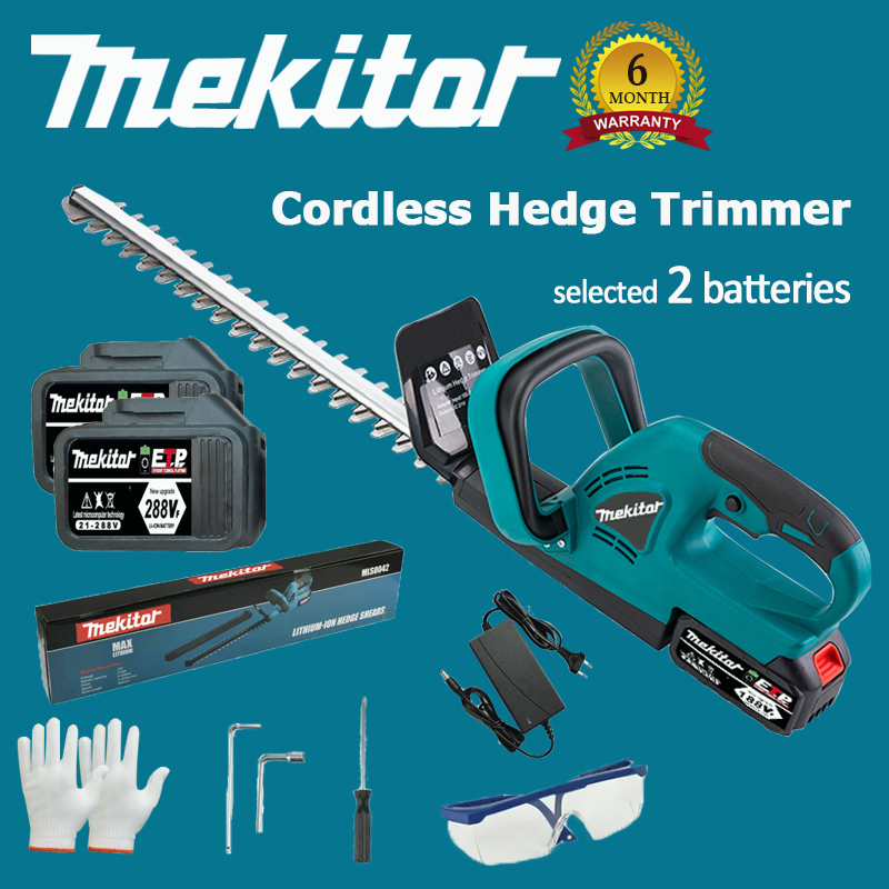 Mekitor hedge trimmer cordless mesin trim pokok bunga tree trimmer
