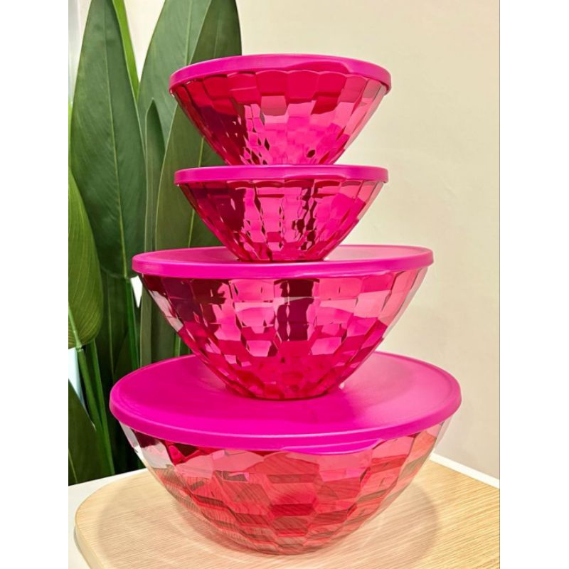 Mk Pink Pcs Tupperware Prism Bowl Parti Jamuan Wedding Raya