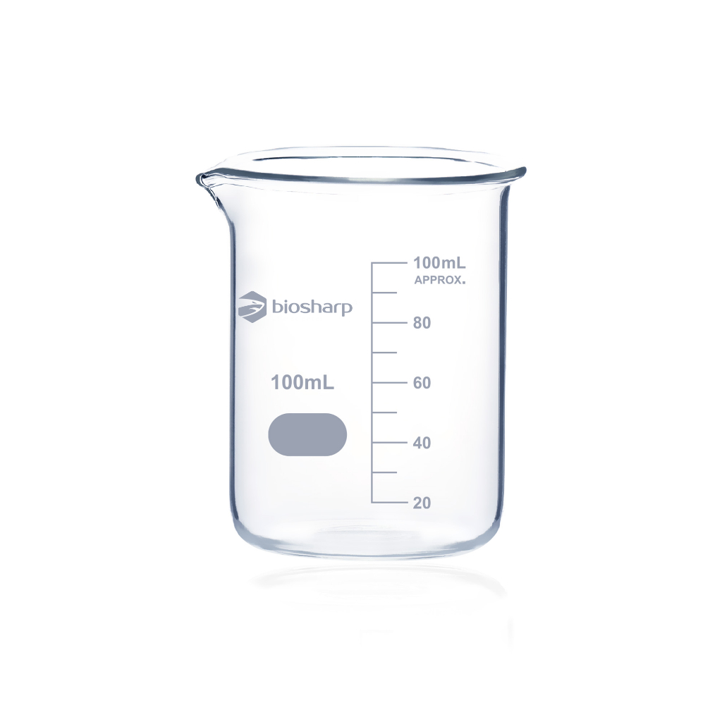 Biosharp Borosilicate Glass Beaker Low Form Beaker With Spout And Graduation Shopee Malaysia 0395