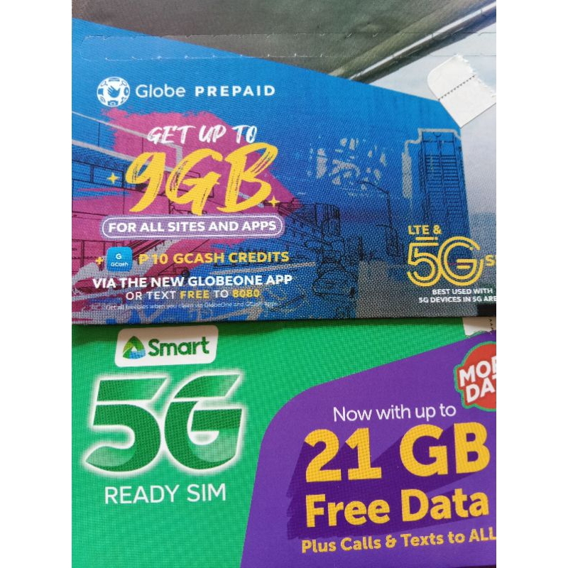 Philippine Sim card (Smart and Globe)on hand Shopee Malaysia