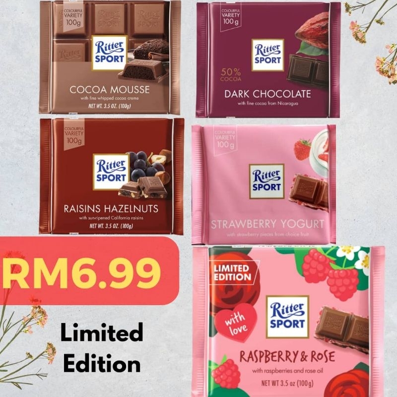 coklat ritter sport langkawi halal Shopee Malaysia