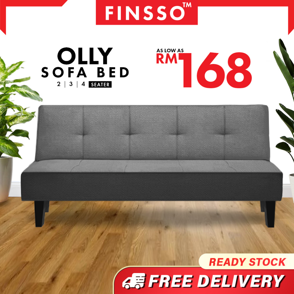 Finsso OLLY Foldable Canvas Sofa Bed Katil / 2 seater / 3 seater / 4