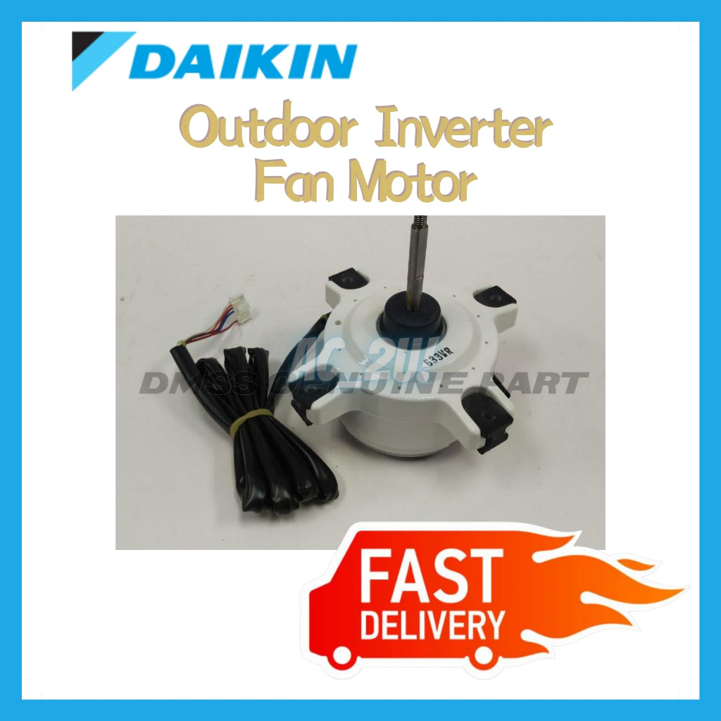 DAIKIN OUTDOOR INVERTER FAN MOTOR 1.0HP 2.5HP 3P5336822E