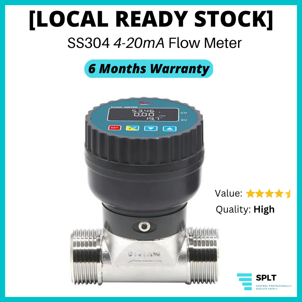 Flow Meter Sensor Stainless Steel 304 (RS485) Shopee Malaysia