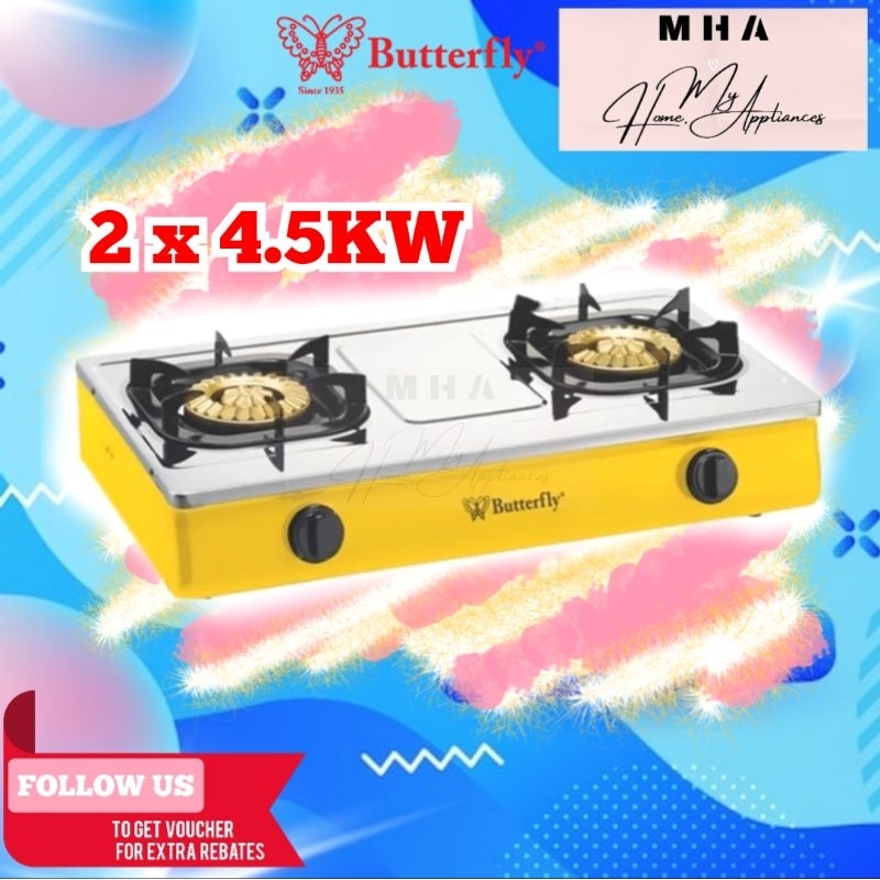 BUTTERFLY GAS STOVE GAS COOKER BGC8823 Shopee Malaysia