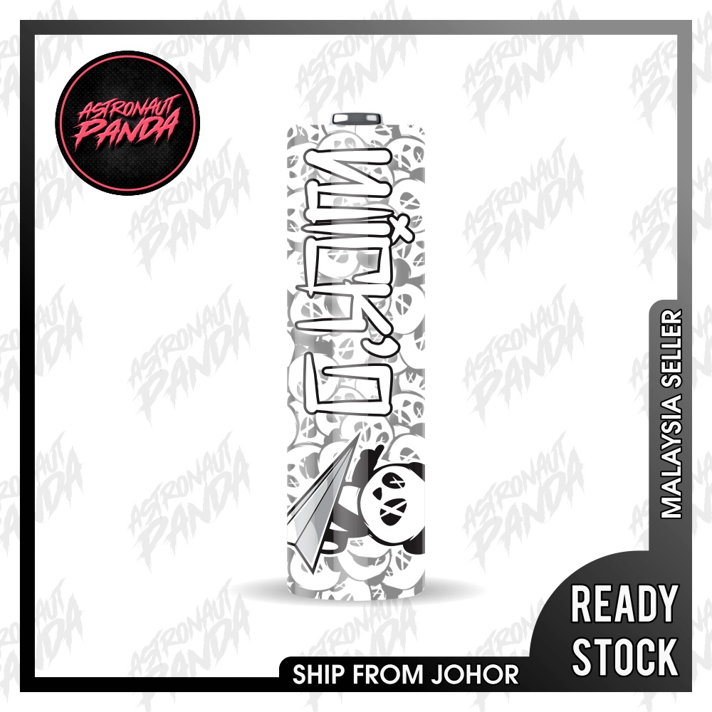 (Ready Stock) WICK'D XV Style 18650 Battery Wrap (Astronaut Panda ...
