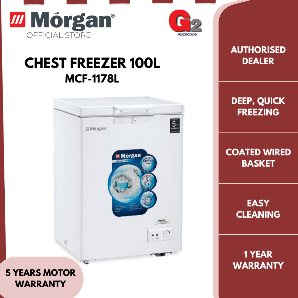 CHEST FREEZER 100L MCF1178L/MCF1178LS (READY