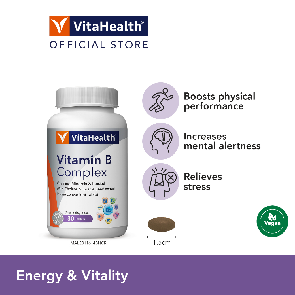 VitaHealth Vitamin B Complex (30's) | Shopee Malaysia