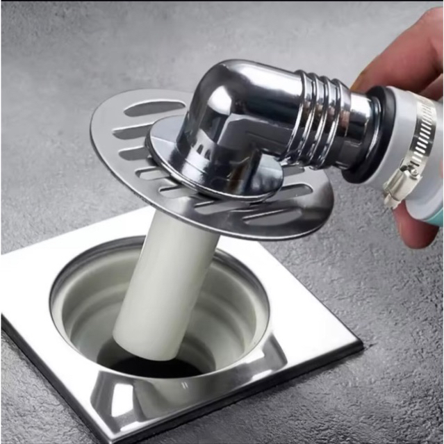 Washing Machine Drain Hose To Floor Grate Anti leak Adaptor Drain Hose