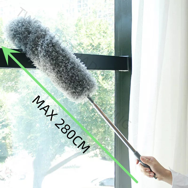 Feather Duster 280cm Microfibre Feather Duster 1 set with head