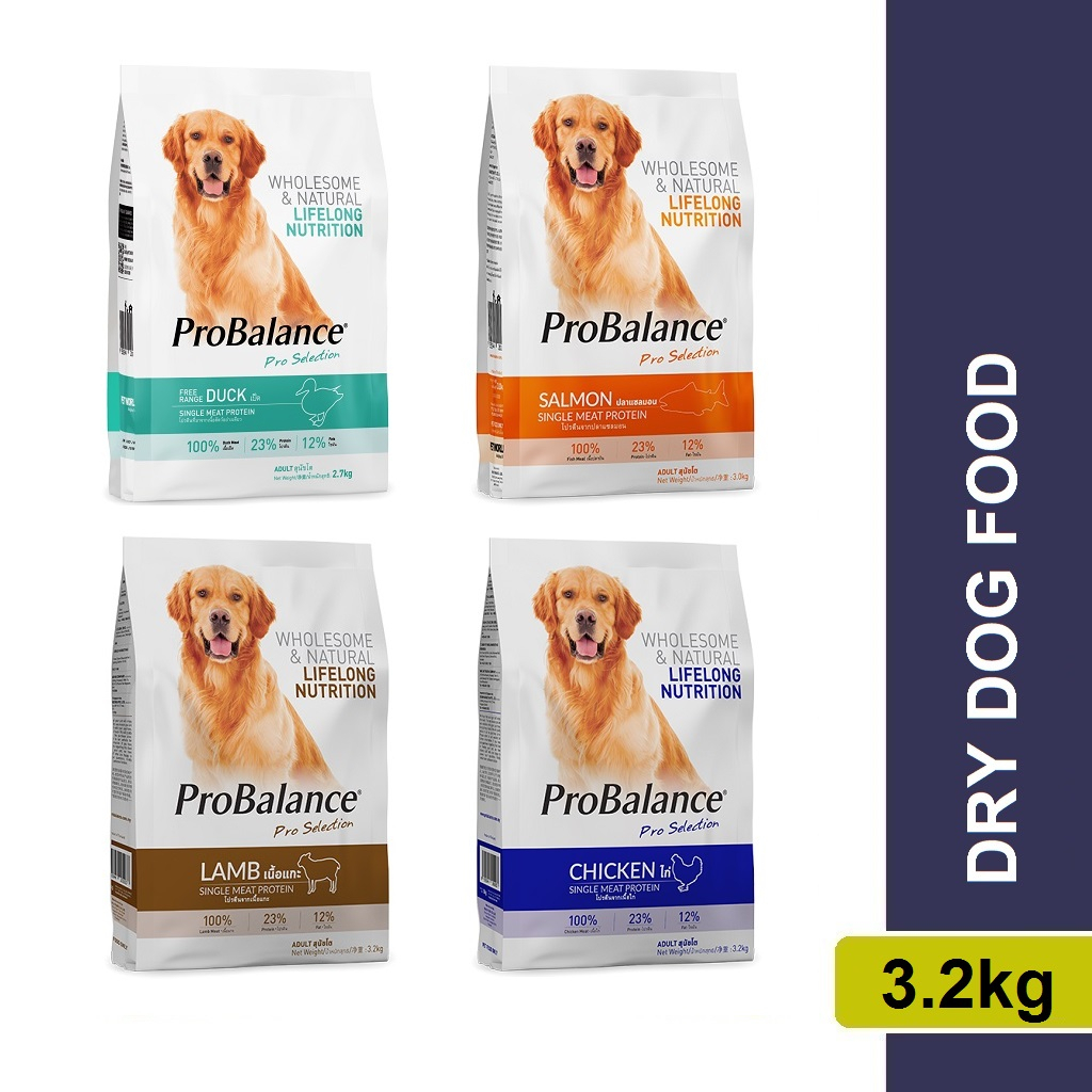 ProBalance Adult Dry Dog Food Salmon / Chicken / Beef / Lamb (2.7kg3