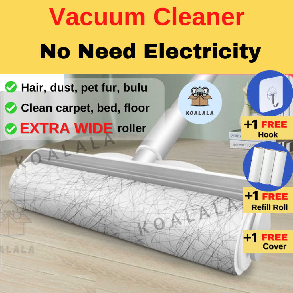 Sticky Lint Roller Detachable Dust Hair Pet Fur Remover Bulu Roller