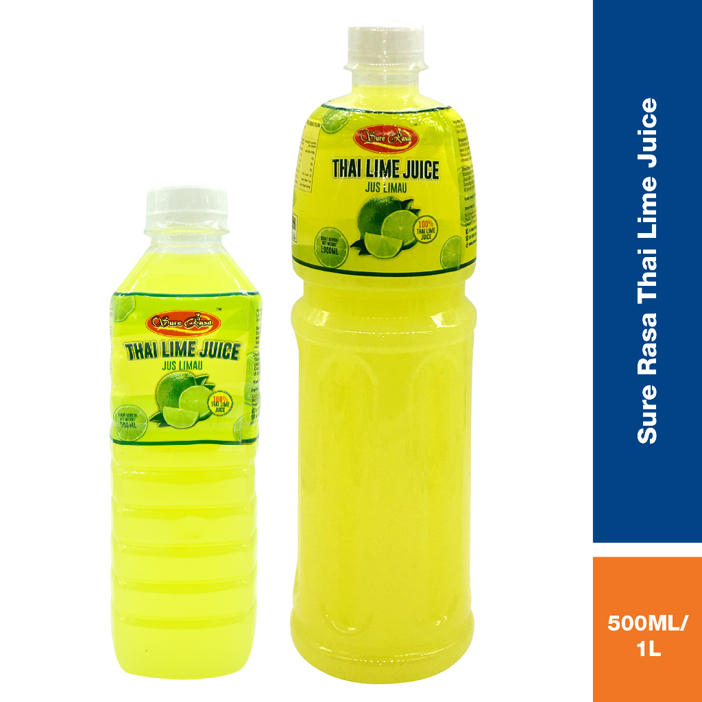 Sure Rasa Thai Lime Juice 500ml / 1000ml (Jus Limau Nipis) Shopee