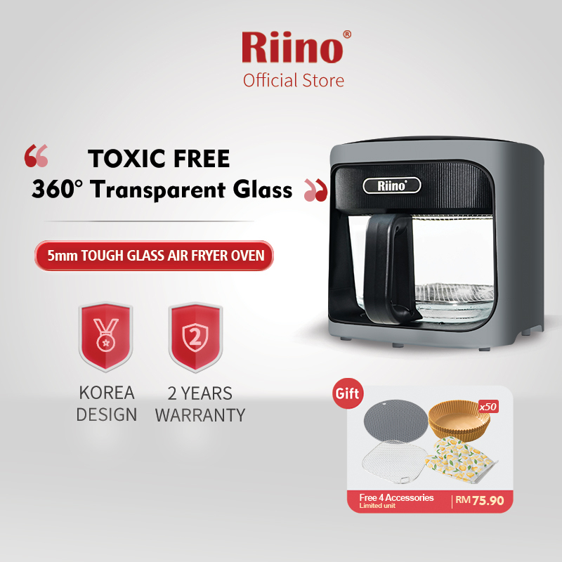 Riino Tough Glass AI Air Fryer Oven HD 5.0L - GMAF01
