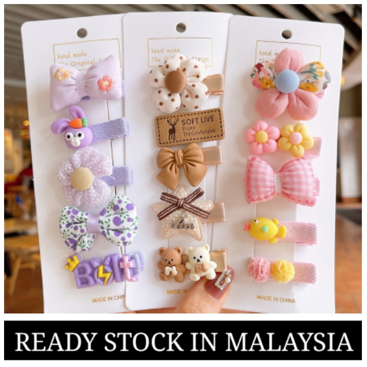 New] Set PCS Korean Style Kid Baby Cute Hair Clips Hair Pins