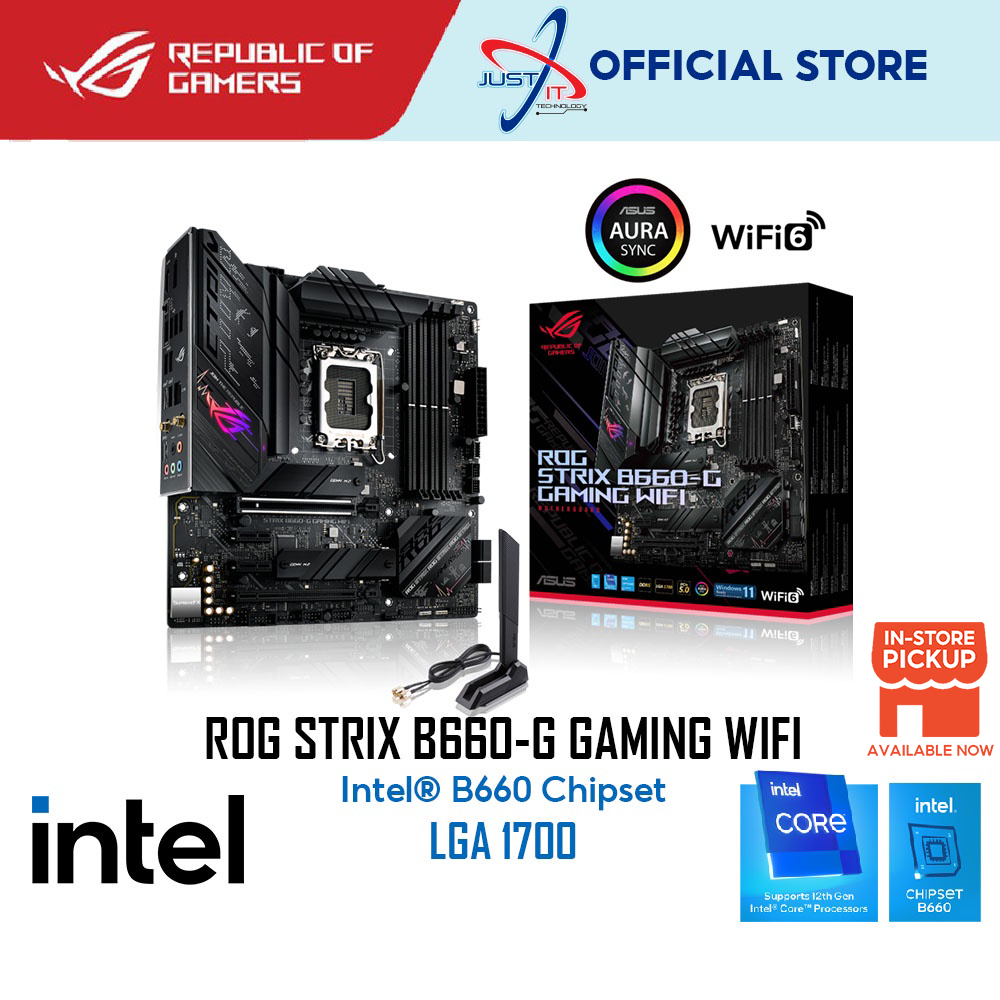 Asus Rog Strix B660-G Gaming Wifi DDR5 LGA1700 Motherboard Combo 13100 ...