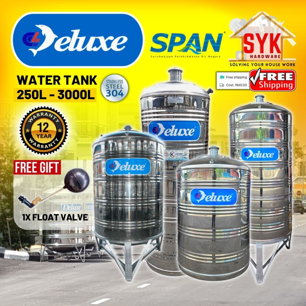 SYK Free Shipping Deluxe Water Tank SUS304 Stainless Steel Water Tank