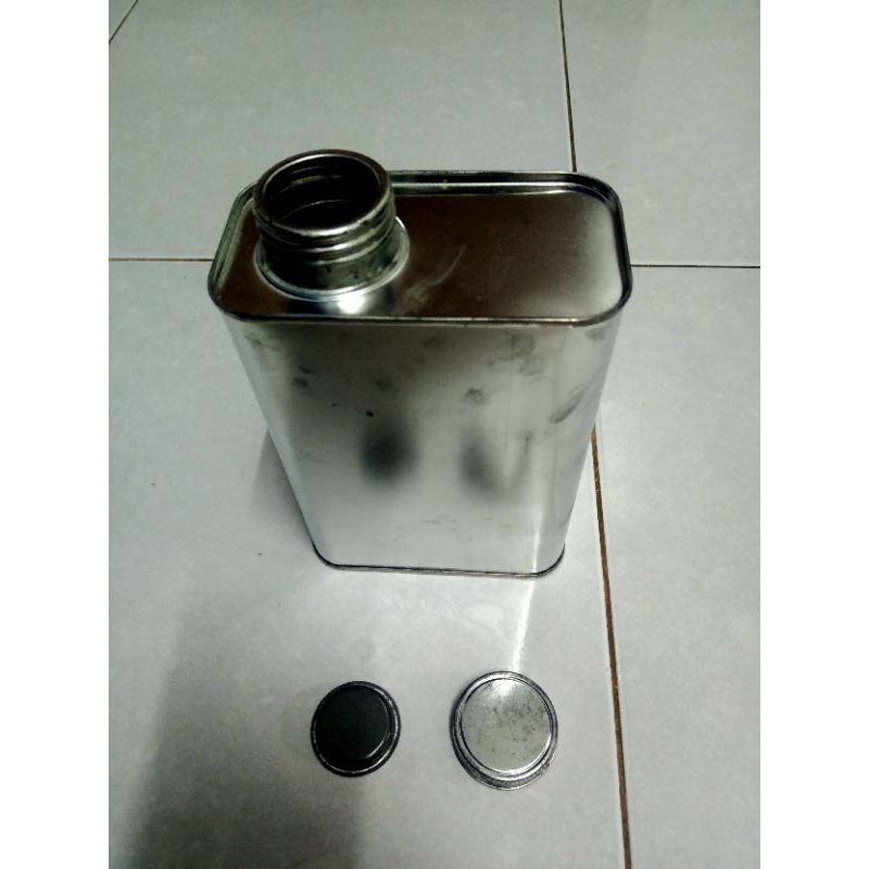 Botol Tin 1 liter kosong Empty Container 1 liter tin bottle | Shopee ...