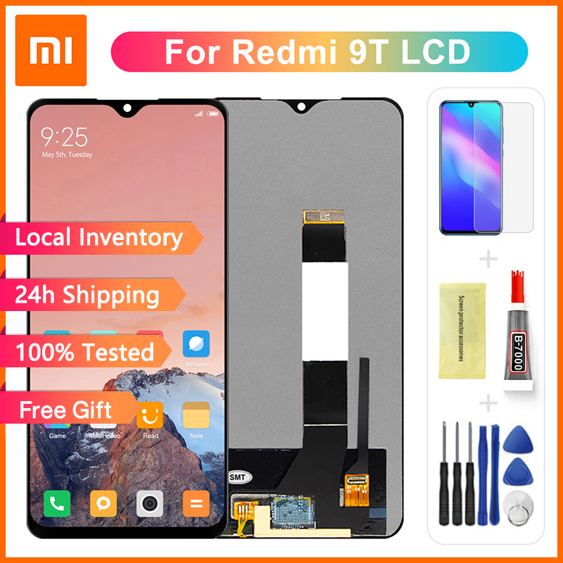 Original Lcd With Frame For Redmi 9t Xiaomi Poco M3 Lcd Display Screentouch Screen Digitizer 5155