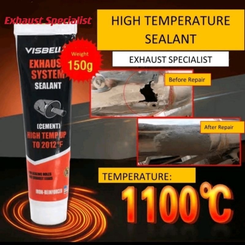 🌟150g🌟 Exhaust Pipe Repair Gum/Gasket Gum/Exhaust Sealant/Exhaust Glue Shopee Malaysia