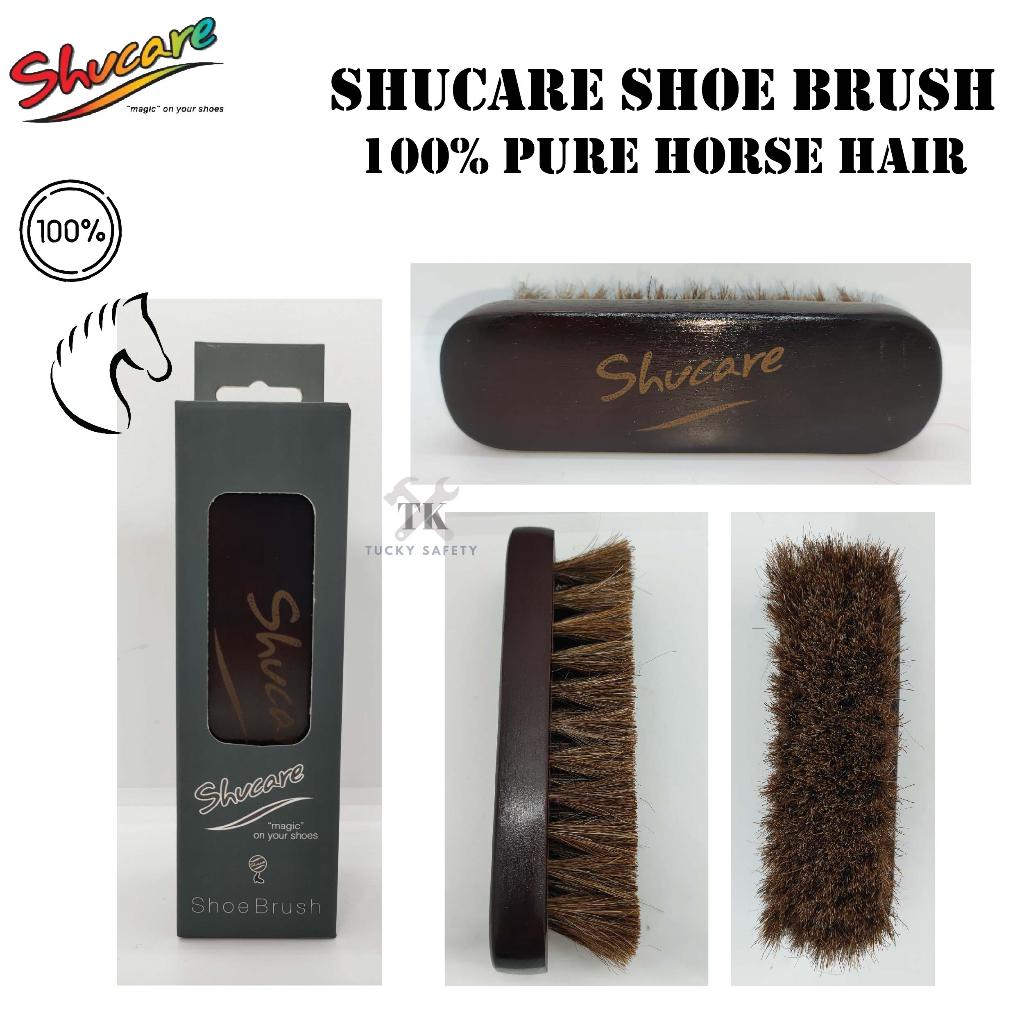 [ SHUCARE ] Shucare Pony Hair 100 Pure Horse Hair Shoe Brush Berus