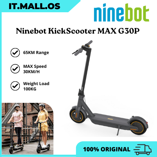 Ninebot KickScooter Scooter MAX G30P by Segway (10-inch Pneumatic Tires ...