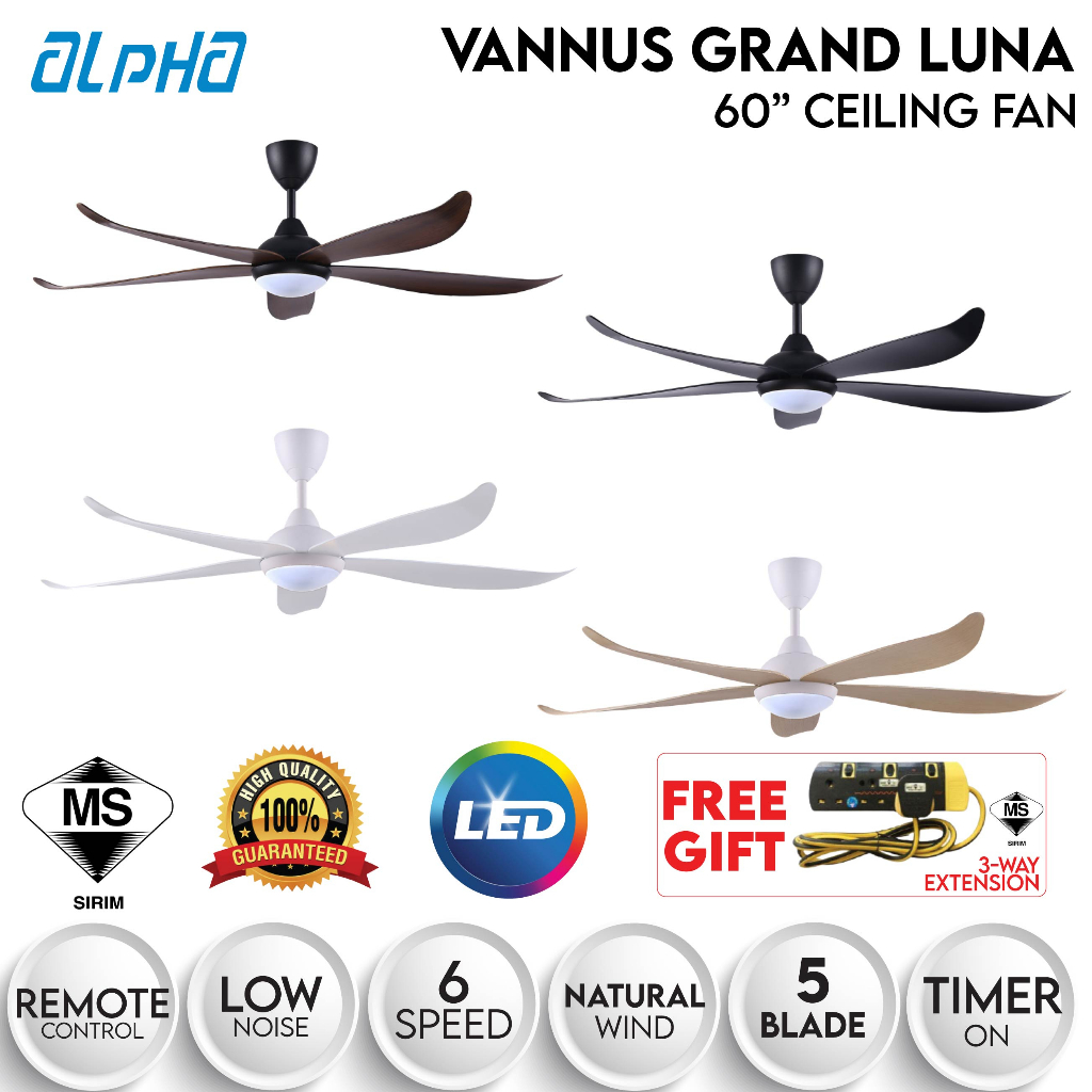 (NEW 2023) ALPHA VANNUS GRAND LUNA LED 5B/60