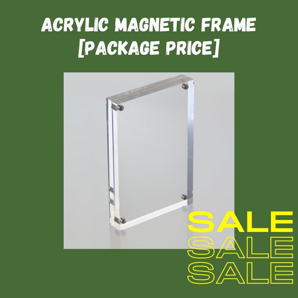 16mm (90x60) Kpop Photo Card Frame Transparent Magnetic Acrylic Photo ...