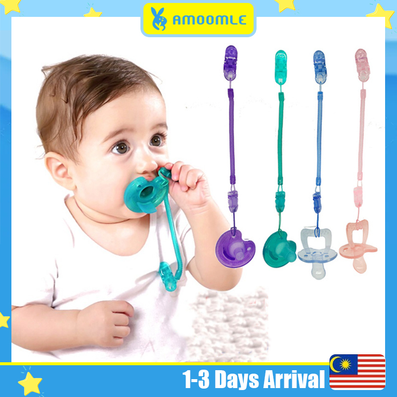 Baby Pacifier Clip Teether Clip Chain Soother Clip Chain Rantai Gantung