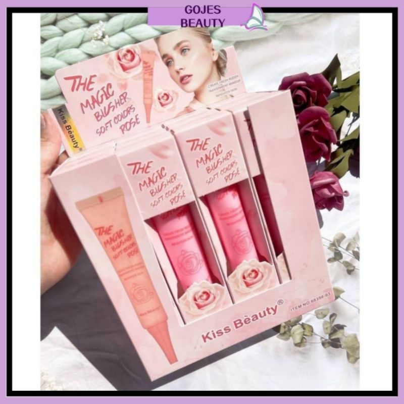 Kiss Beauty The Magic Blusher Soft Color Rose 30ML Shopee Malaysia