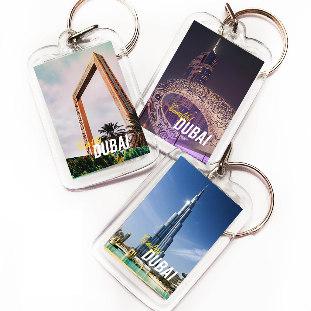 Keychain Dubai UAE United Arab Emirates Gift Souvenir Shopee Malaysia