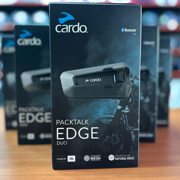 Cardo Packtalk Edge Duo/Single/Sec Helmet Kit Motorcycle Bluetooth