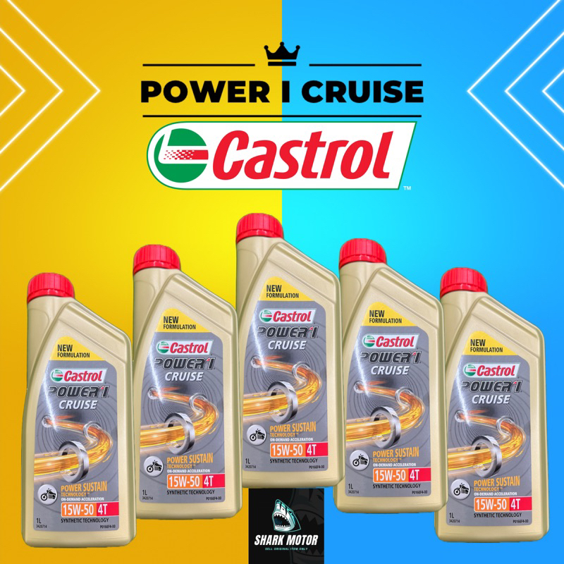CASTROL POWER 1 CRUISE 15W-50 (4T) 💯 ORIGINAL | Shopee Malaysia