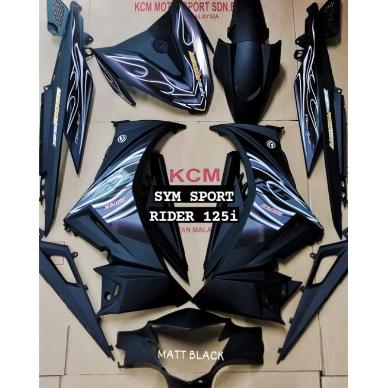 COVERSET SYM SPORT RIDER 125i / SYM 185 VF3i DESIGN API 2023 | Shopee ...