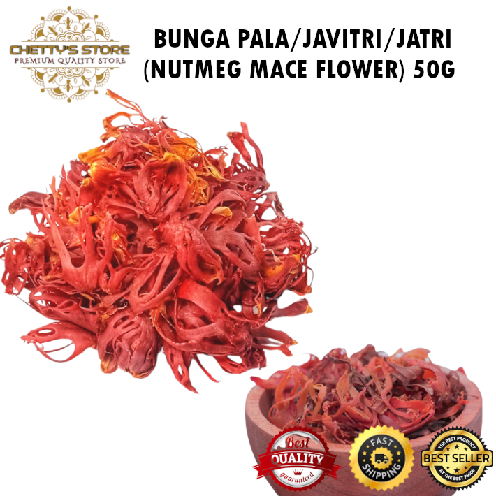 (IMPORTED INDIA) Jathipathri / Mace / Nutmeg Mace Flower / Bunga Pala 50g Indian Traditional