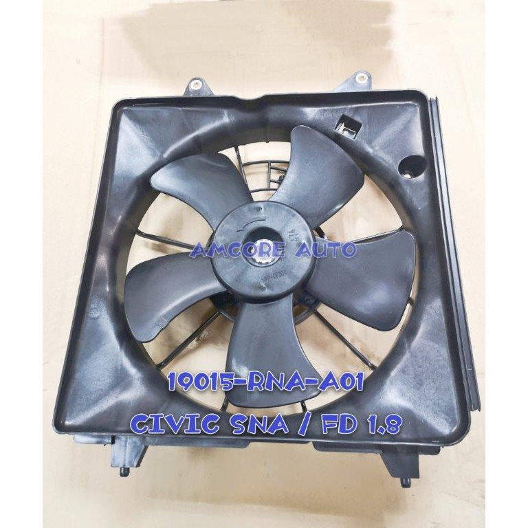 CIVIC SNA / FD 1.8 - Radiator Fan Motor Assy 19015-RNA-A01 | Shopee ...