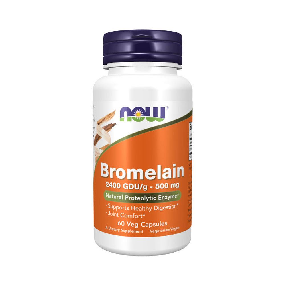 NOW Supplements, Bromelain (Natural Proteolytic Enzyme) 2,400 GDU/g