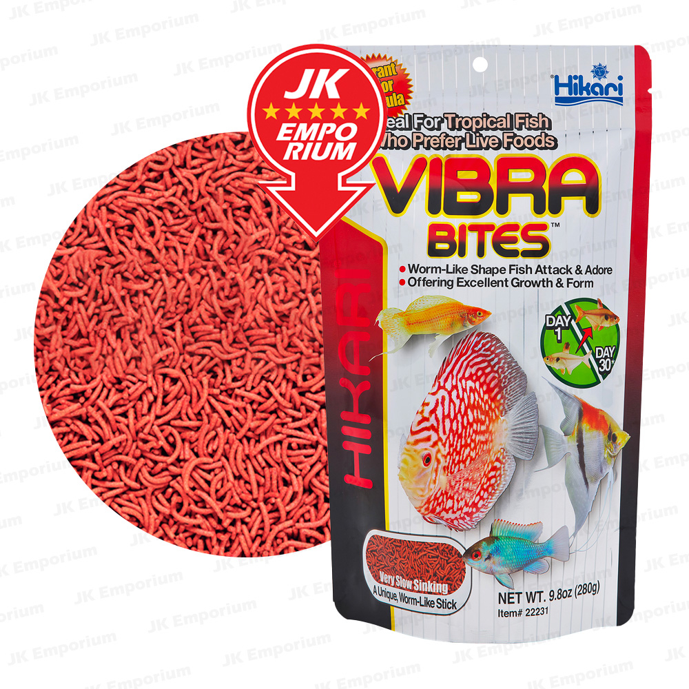 Hikari Vibra Bites 35g 73g 280g Tropical Fish Food Shopee Malaysia