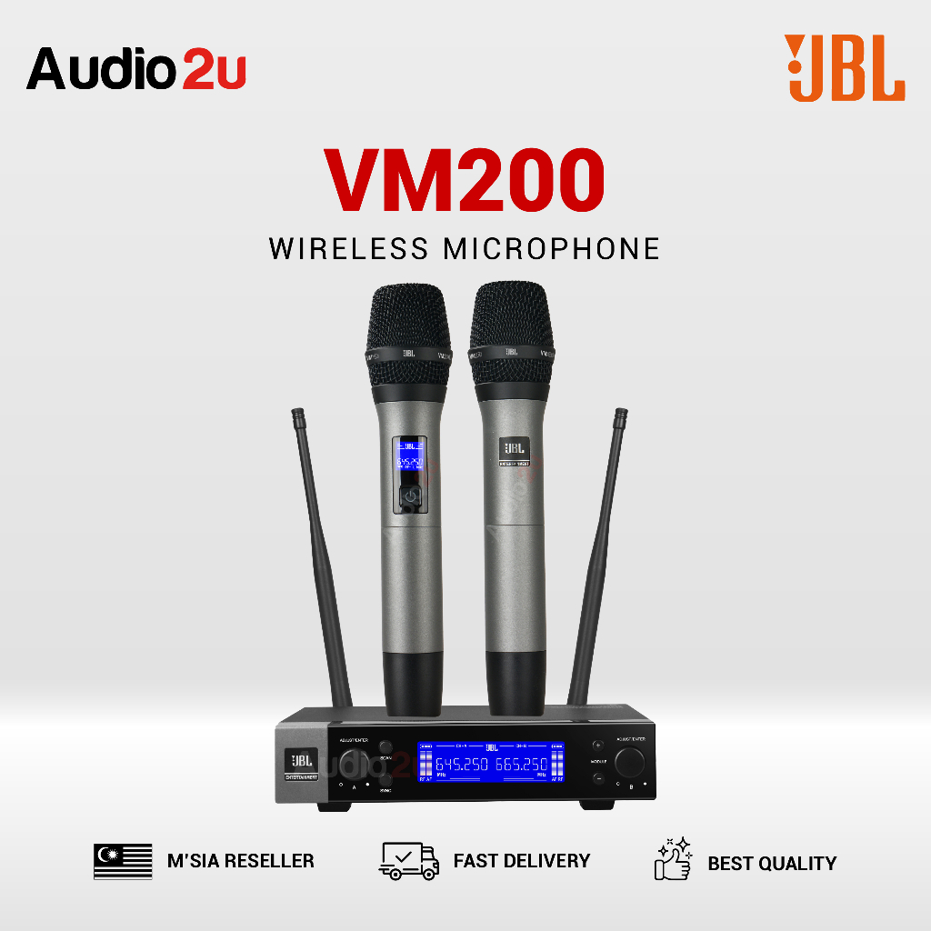 Original JBL VM200 Professional Wireless Microphone Shopee Malaysia