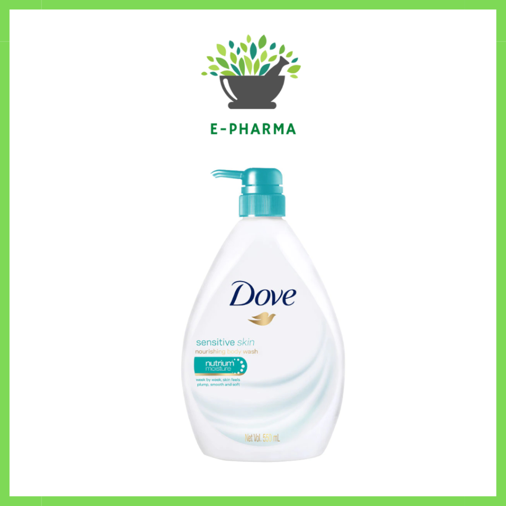 DOVE Sensitive Skin Nourishing Body Wash 550ml | Shopee Malaysia