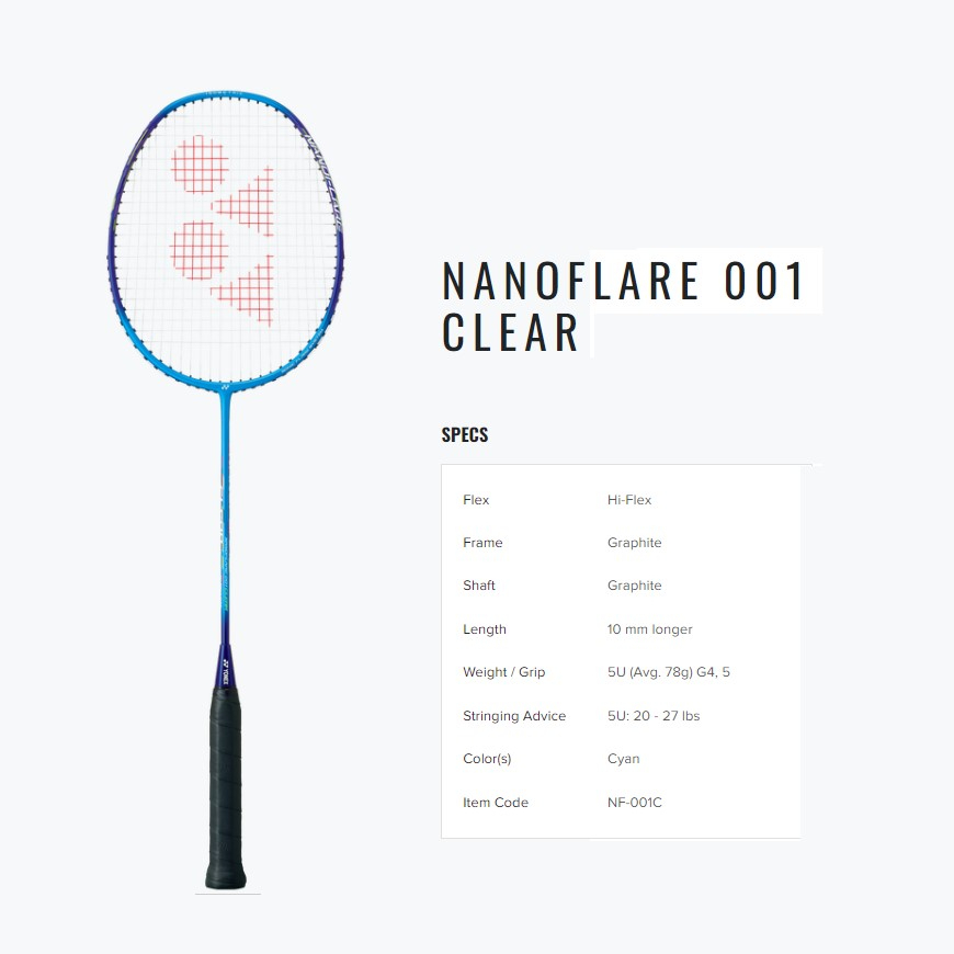 Badminton Racket YONEX Racket 100 ORIGINAL Badminton Raket Nanoflare Arcsaber Racquet