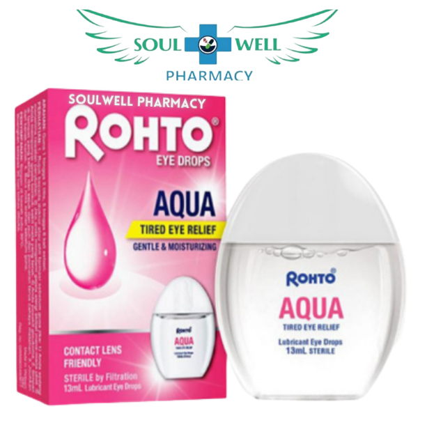 Rohto Eye Drops Aqua (contact lens Friendly) 13mL Shopee Malaysia