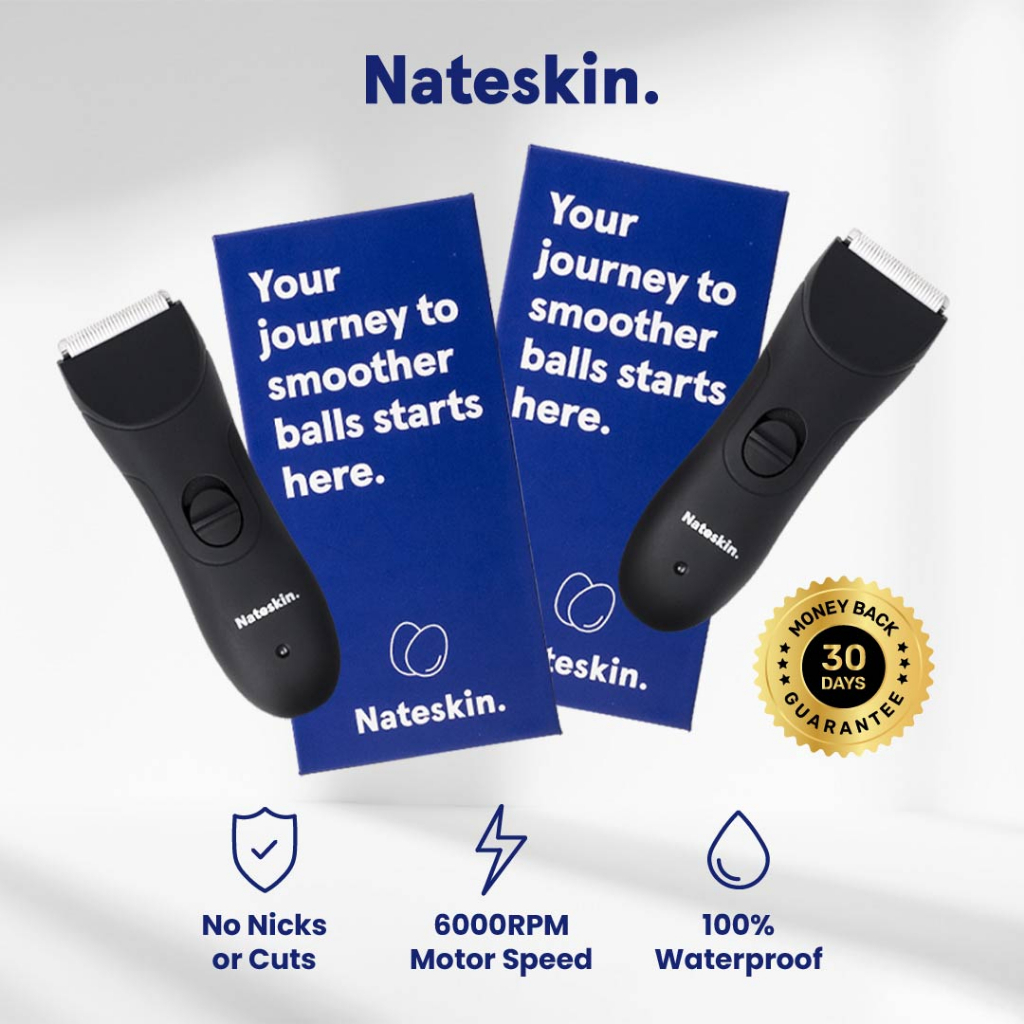 Nateskin Mates Bundle Trimmer Set Electric Body & Pubic Hair Trimmer
