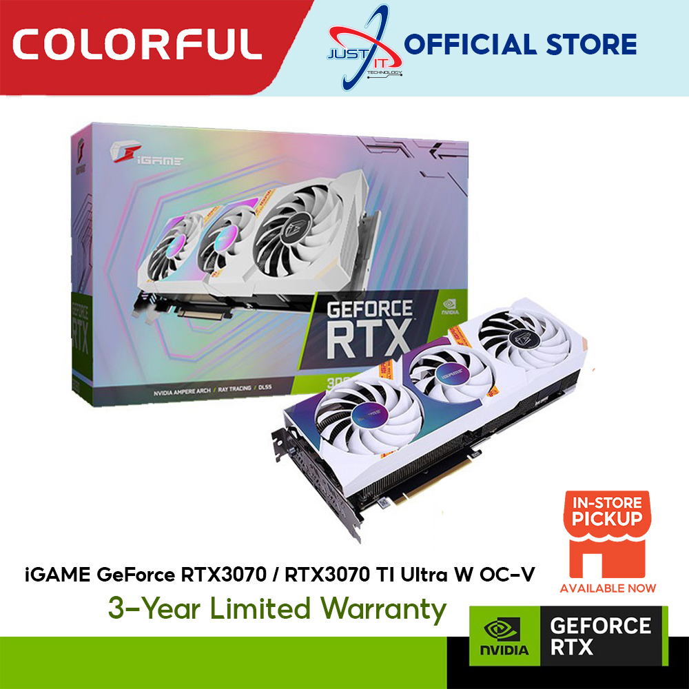 Colorful iGAME GeForce RTX3070 / RTX3070 TI Ultra W OC-V 8GB DDR6X 256Bit  GRAPHIC CARD | Shopee Malaysia