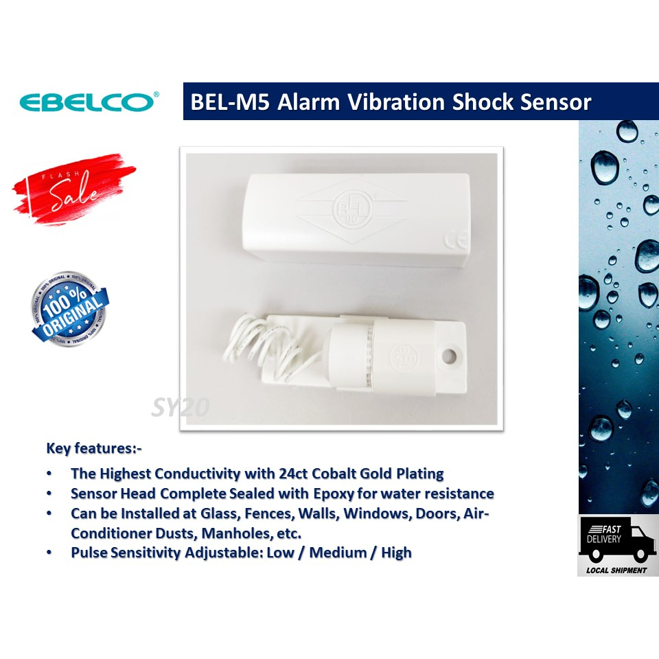 Ebelco BELM5 Shock Sensor / Alarm High Frequency Vibration Sensor for